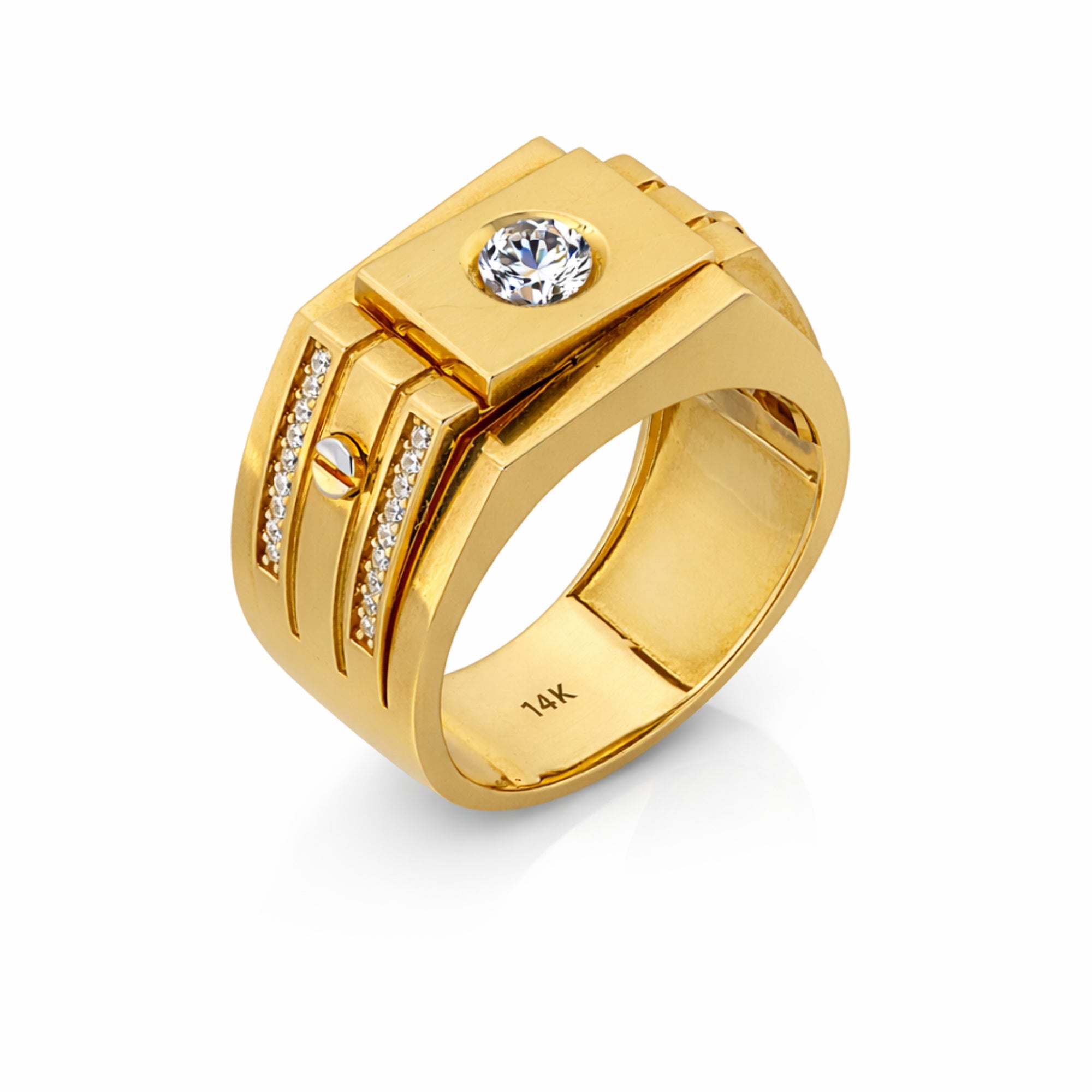 14KT Yellow Gold Men’s Ring