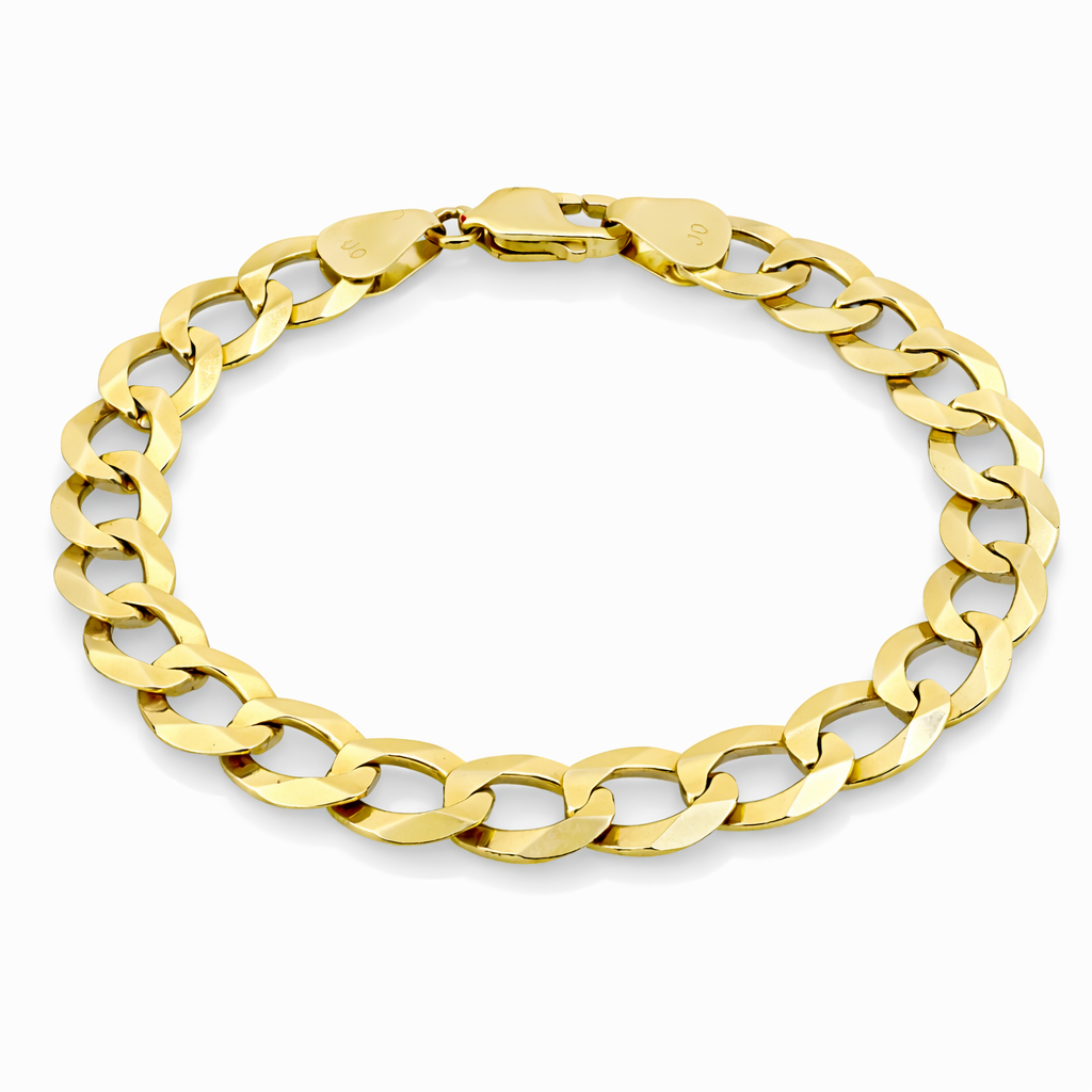 10K Yellow Gold Curb Link Bracelet