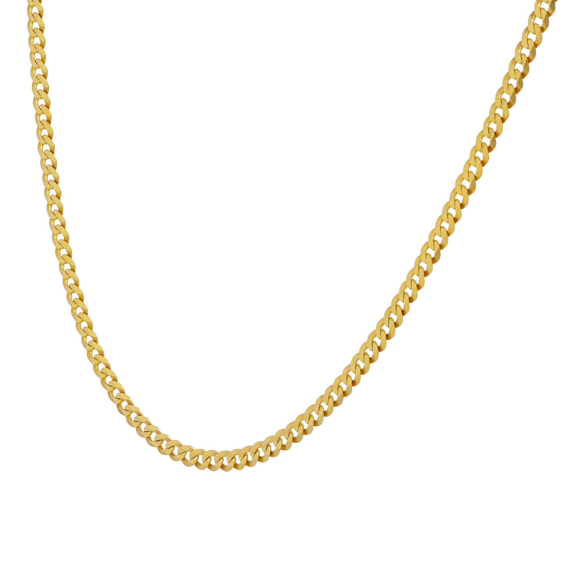 10K Yellow Gold Curve Link Chain – 26' x 4.2mm