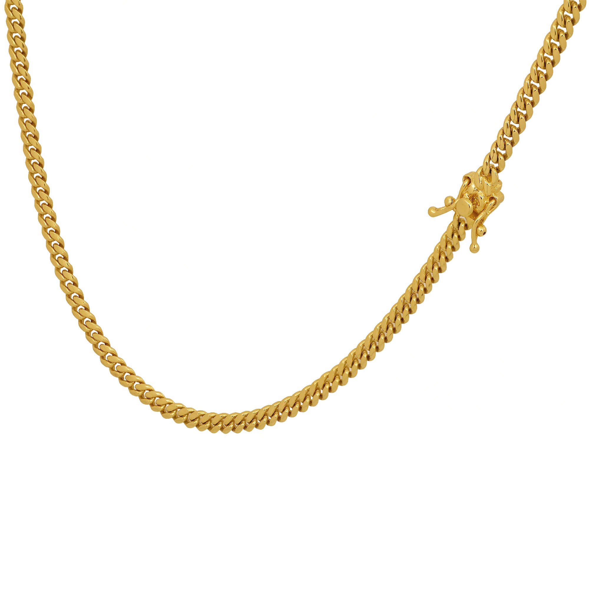 10K Yellow Gold Miami Cuban Link Chain