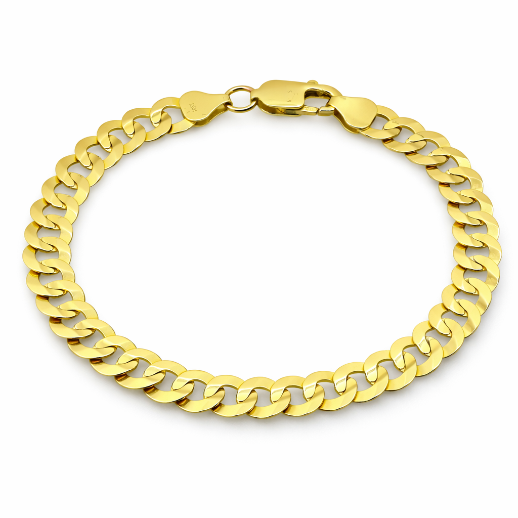14K Yellow Gold Cuban Link Bracelet