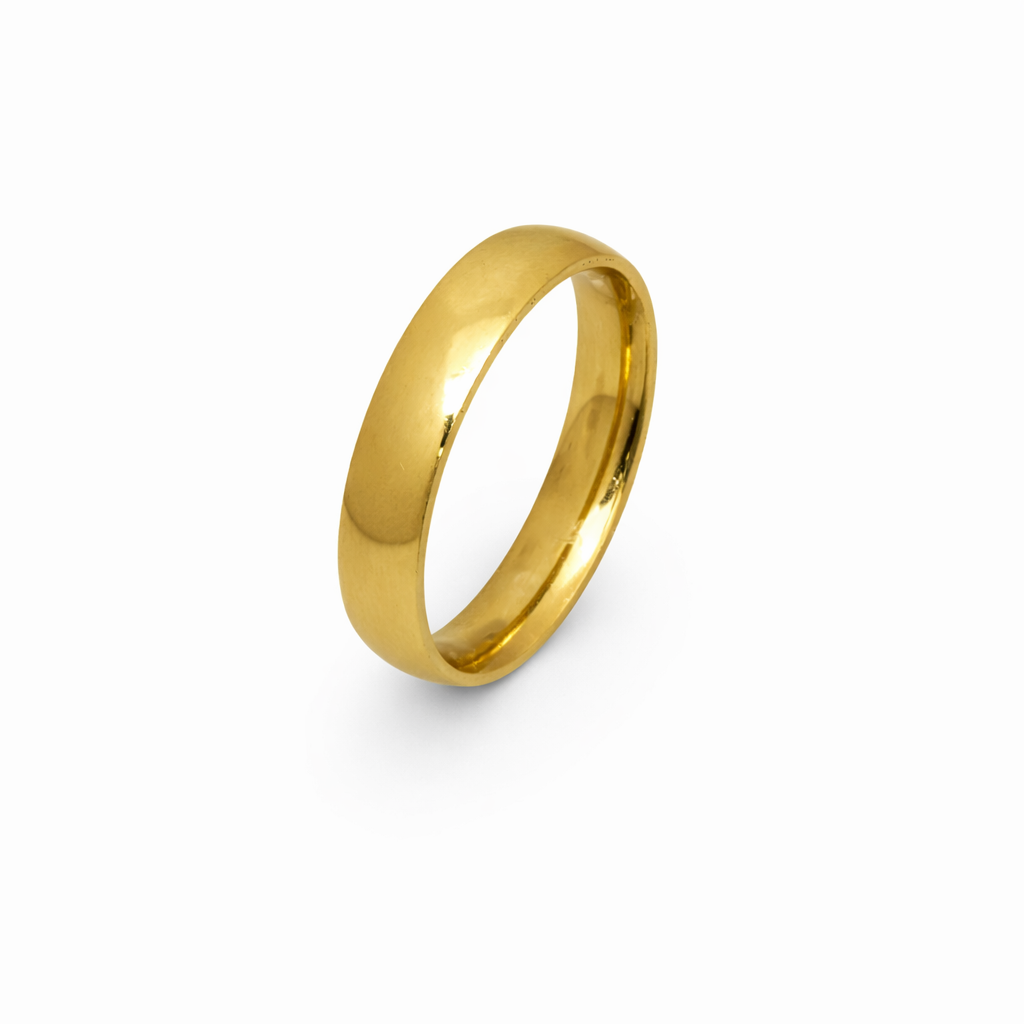 14K Yellow Gold Classic Comfort Fit Wedding Band