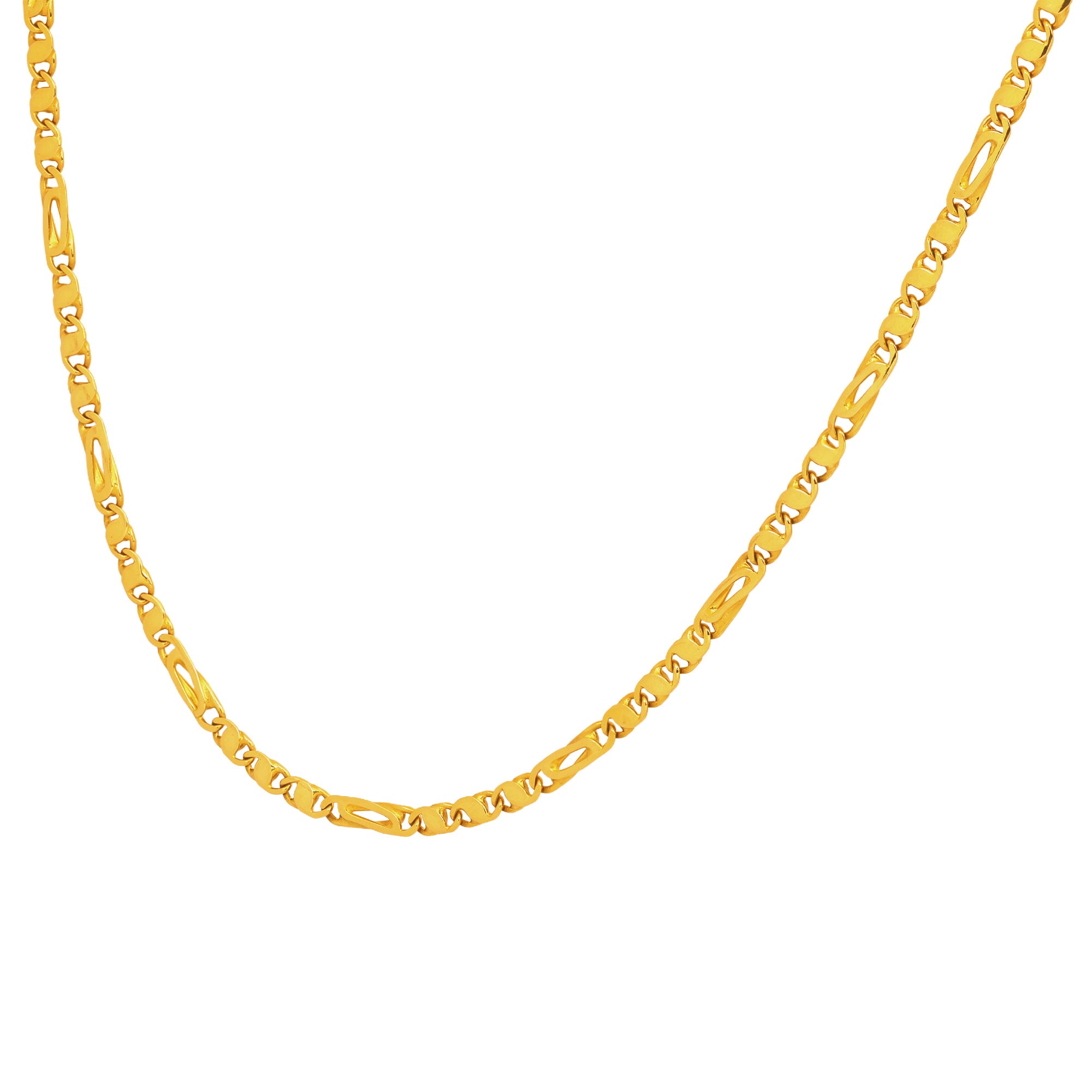 18K Yellow Gold Valentino Chain