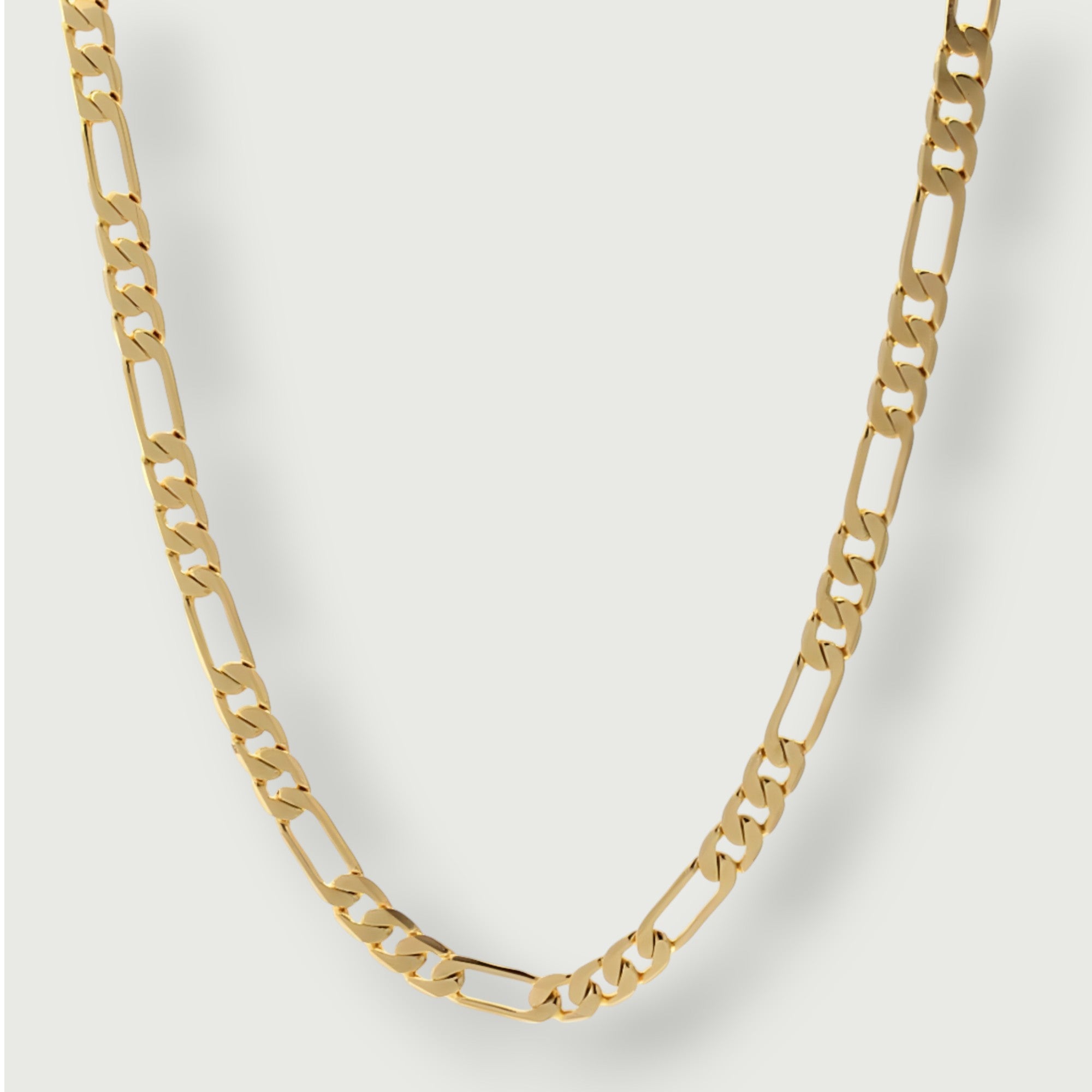 5mm 14k Figaro Chain 20"