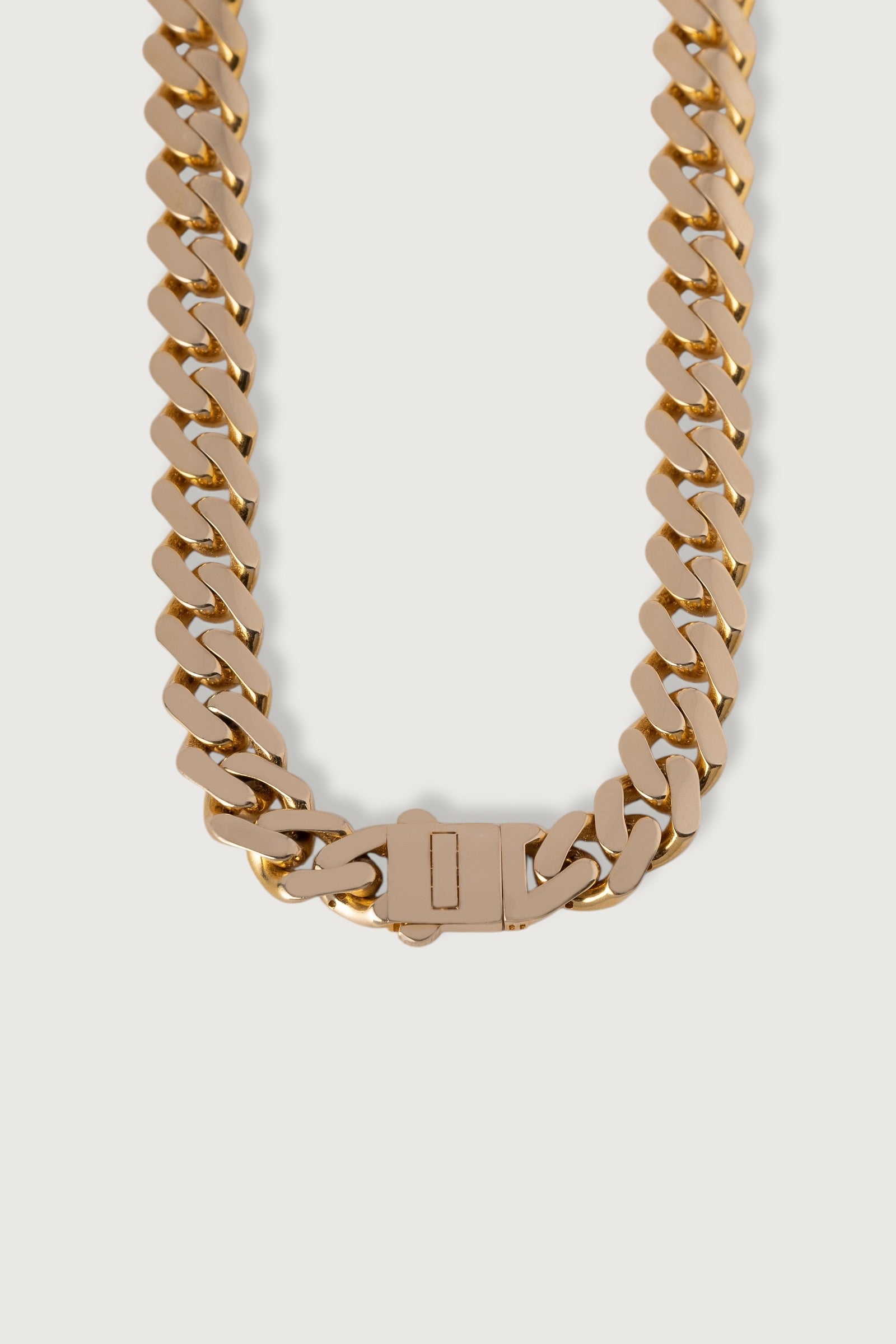 CUBAN LINK CHAIN 9MM - LOCK CLASP