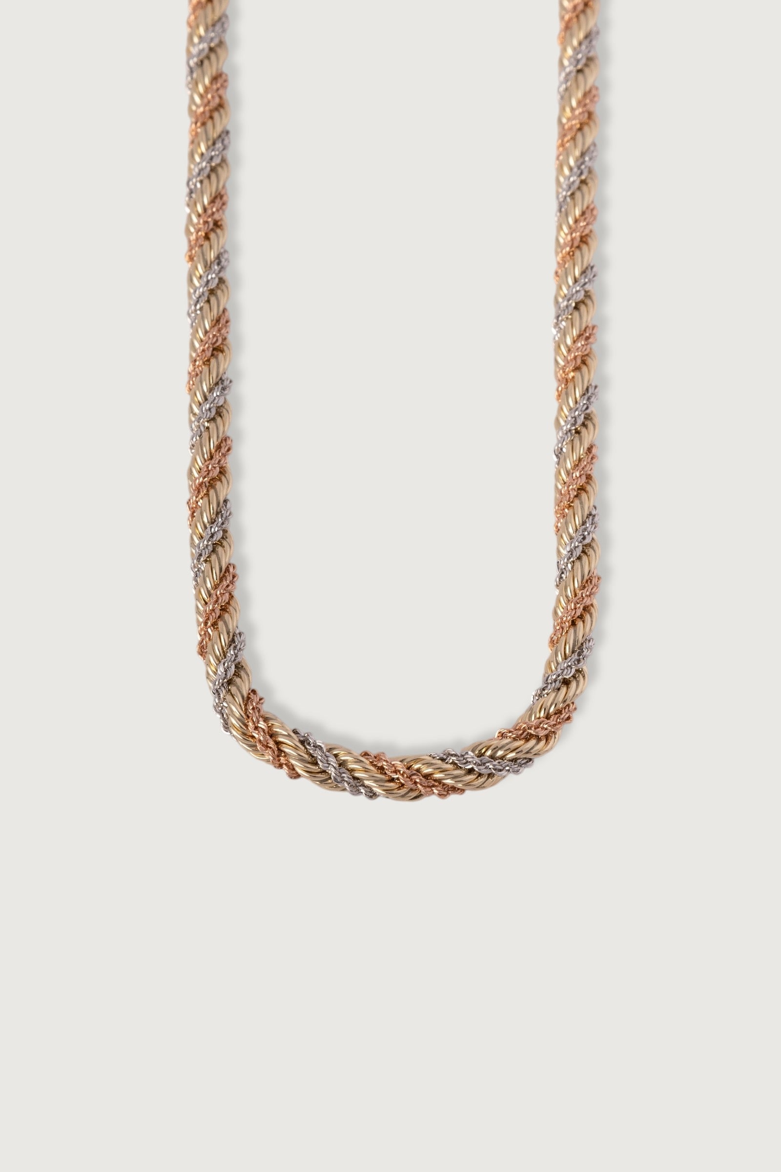 5MM THREE GOLD ROPE CHAIN