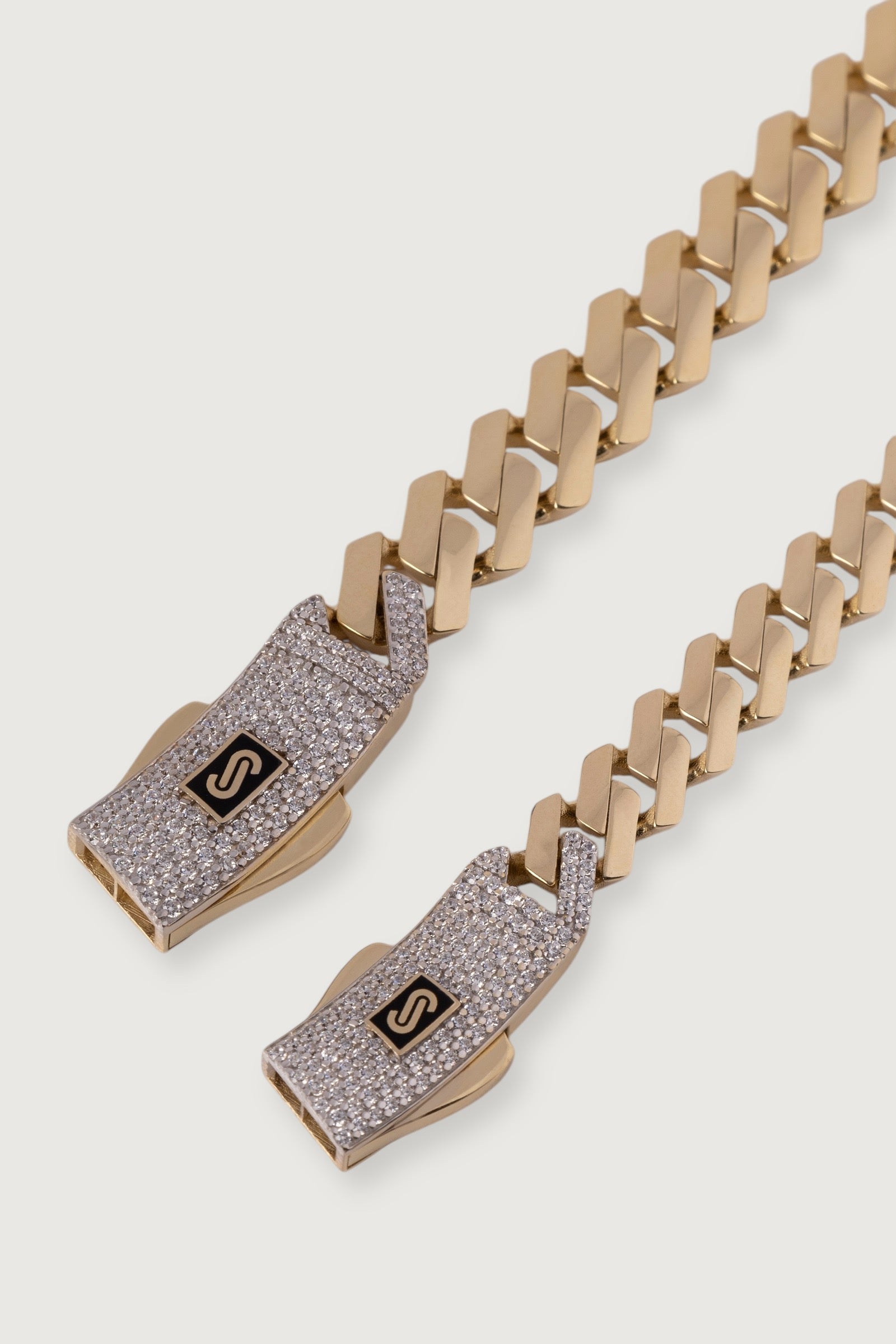 6mm Monaco Edge Cuban Chain with Security Clasp