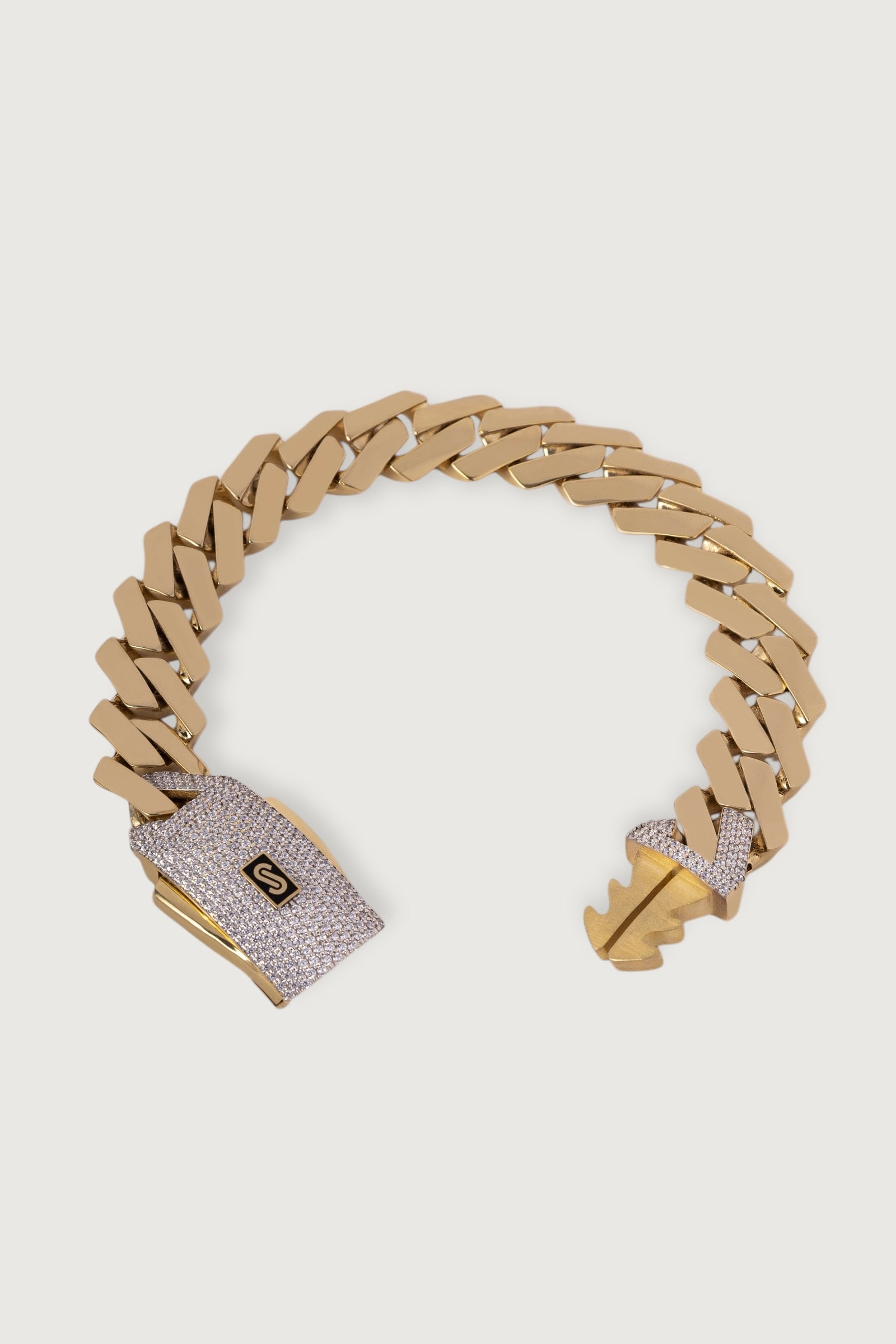 20mm Monaco Edge Cuban Bracelet - 8"