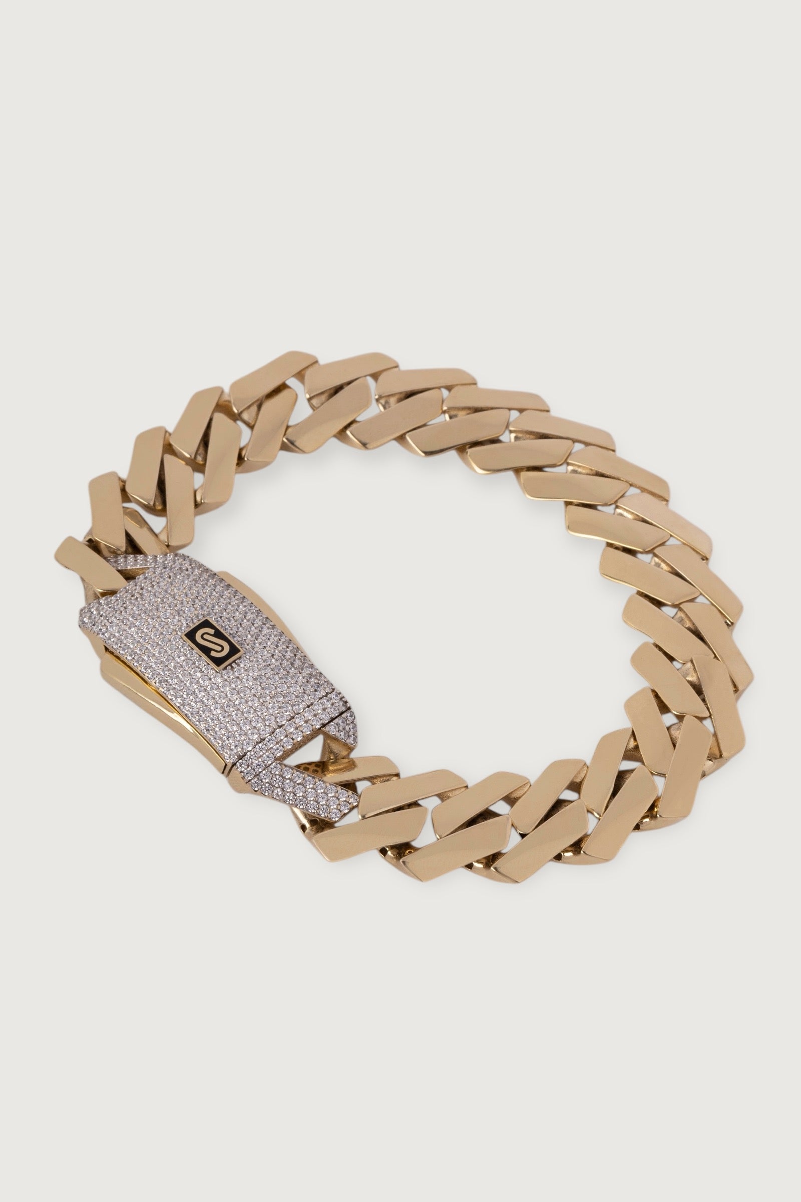 20mm Monaco Edge Cuban Bracelet - 8"