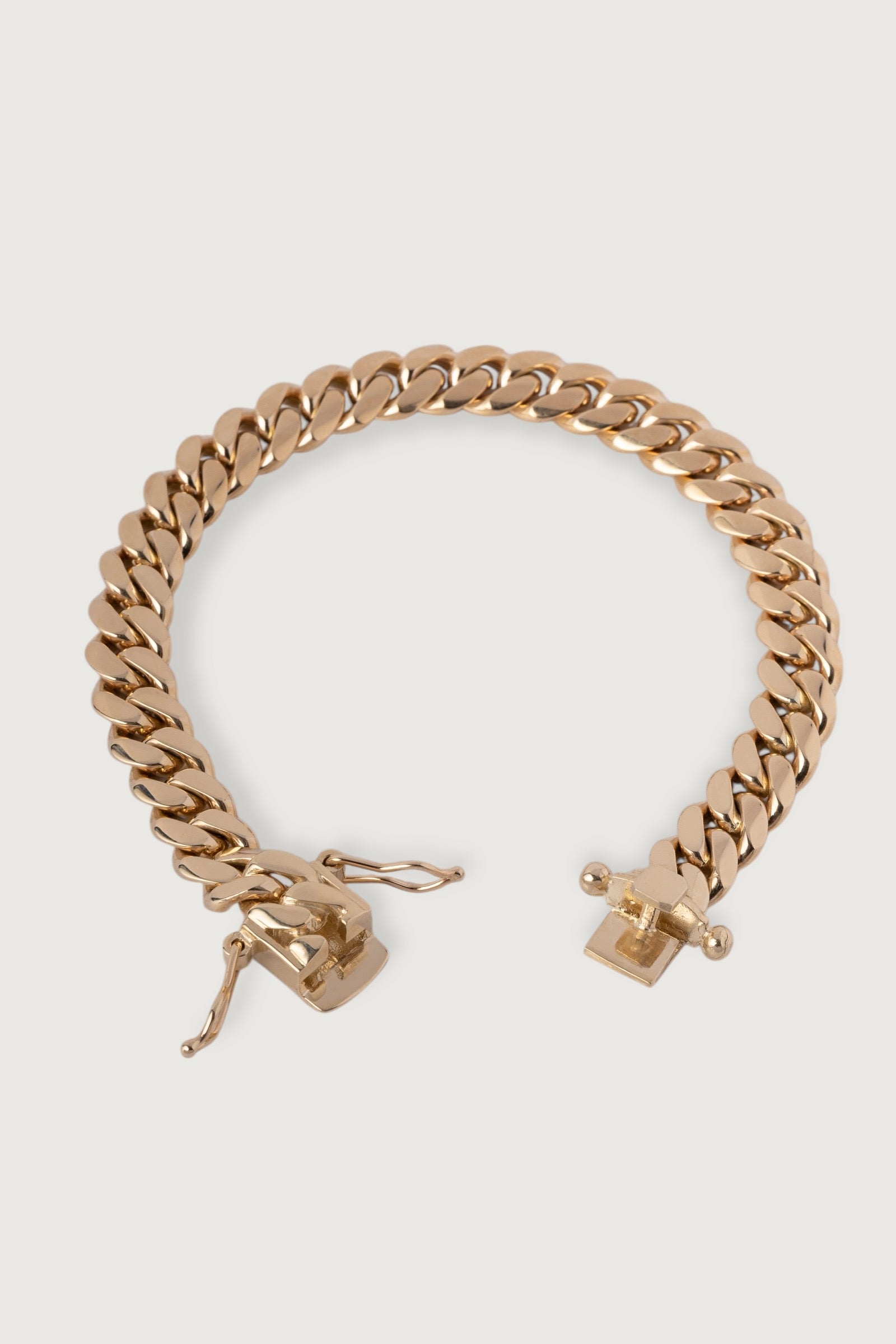 Miami Cuban Link Bracelet 9mm with Security Clasp