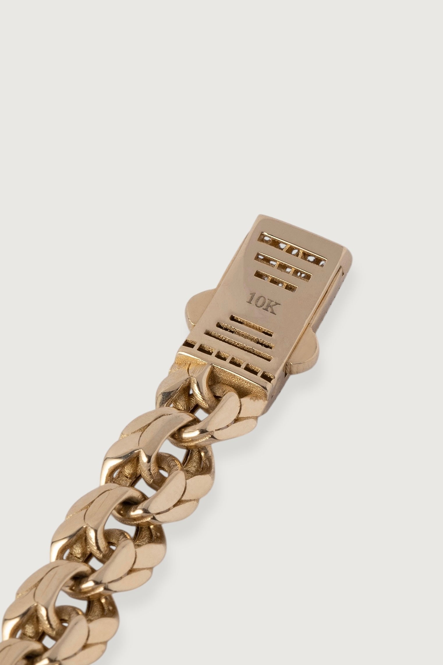 Chinese Link Bracelet with Pavé Clasp