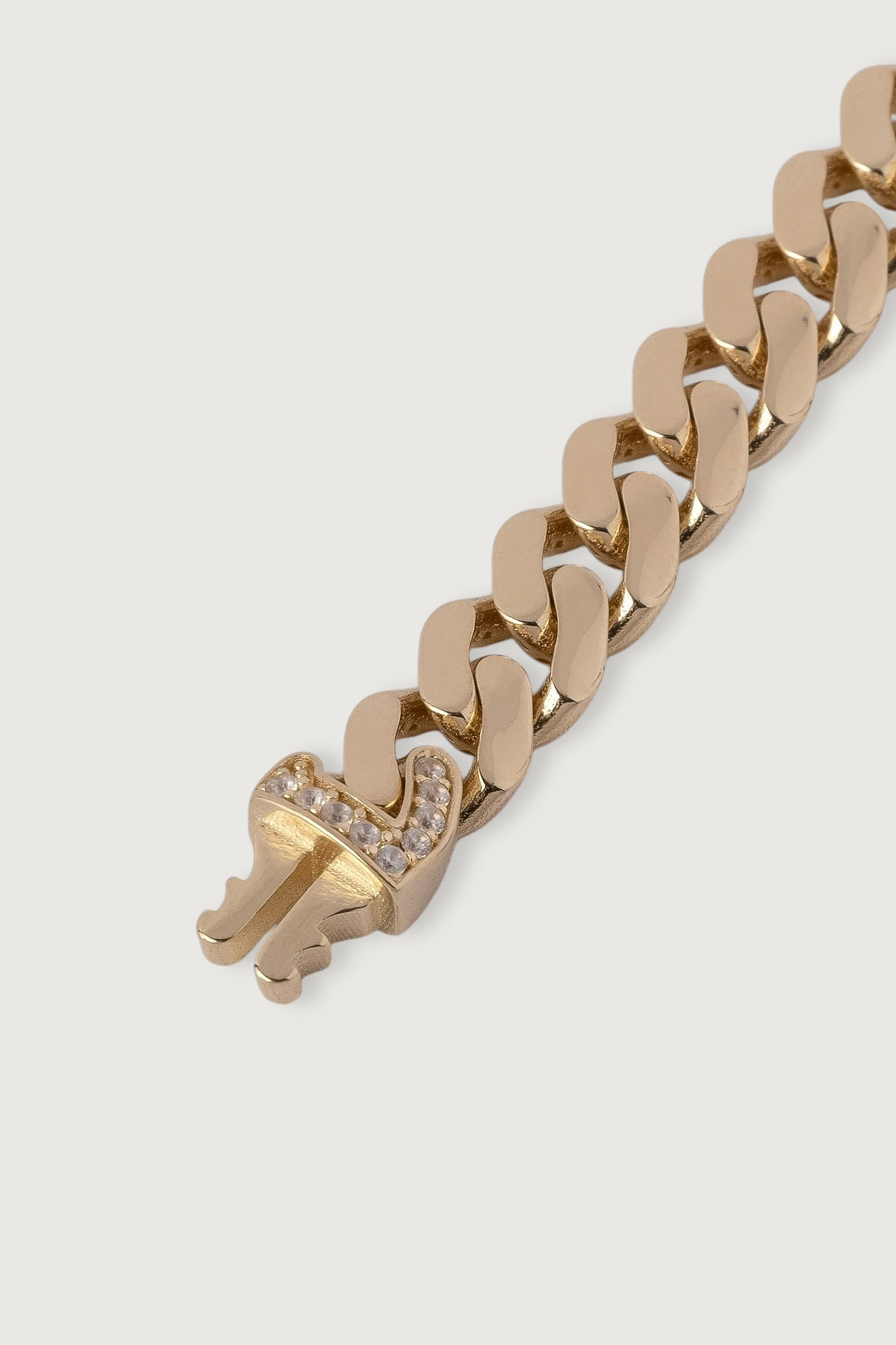 7mm Custom Plate Signature Clasp Cuban Bracelet - 8"