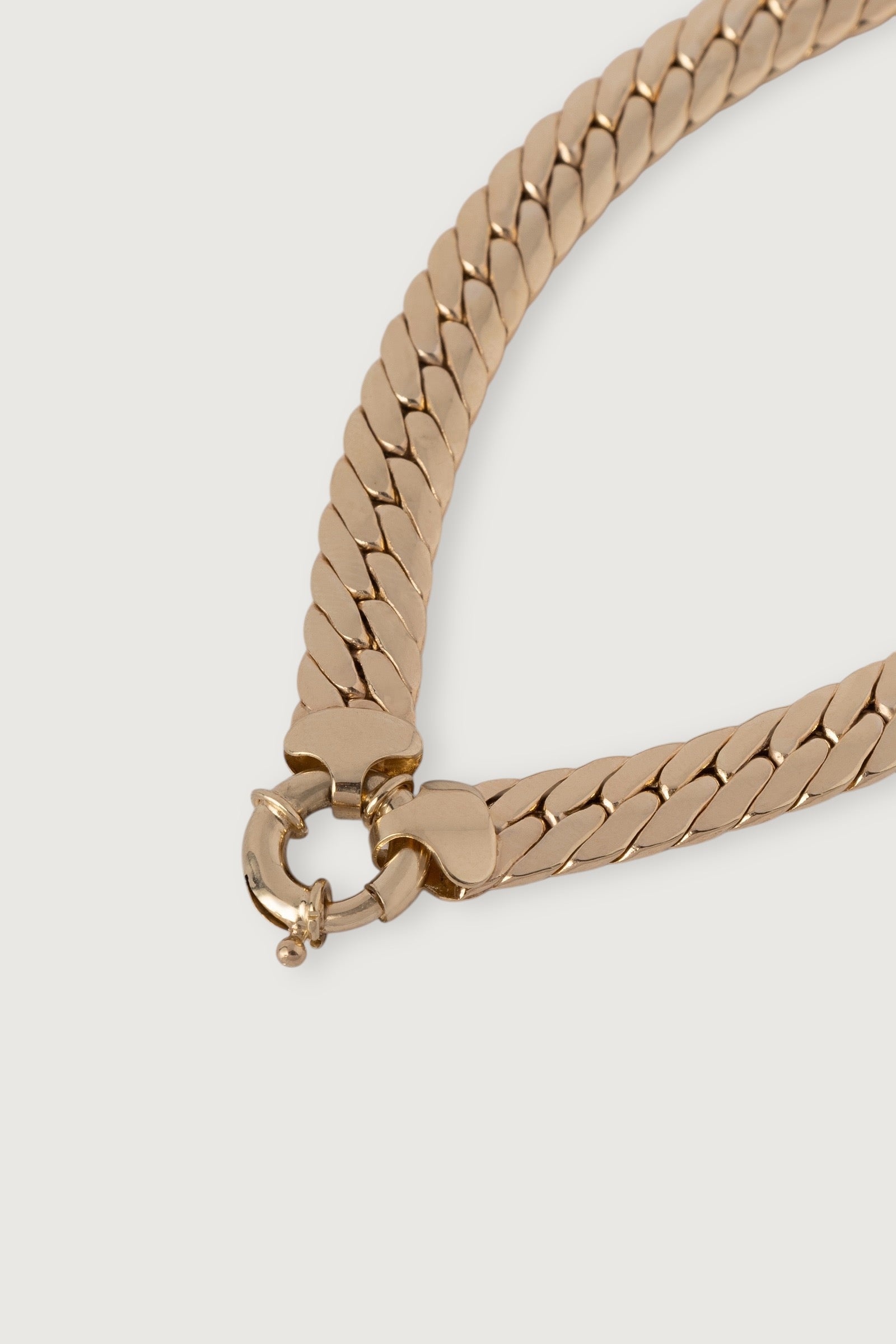 Black Clover Herringbone Cuban Bracelet