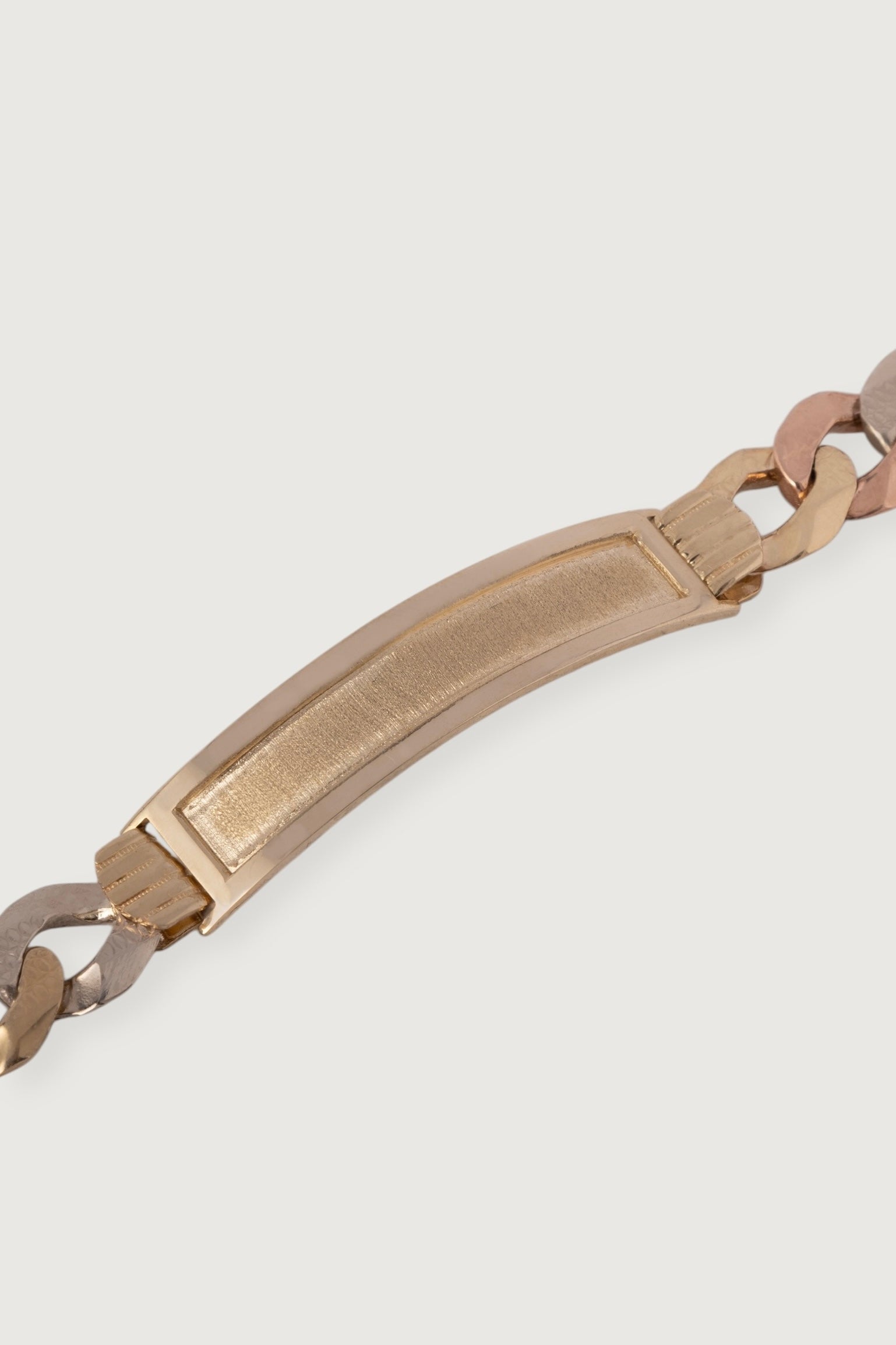 LUXE TRI-GOLD CURB CUBAN BRACELET