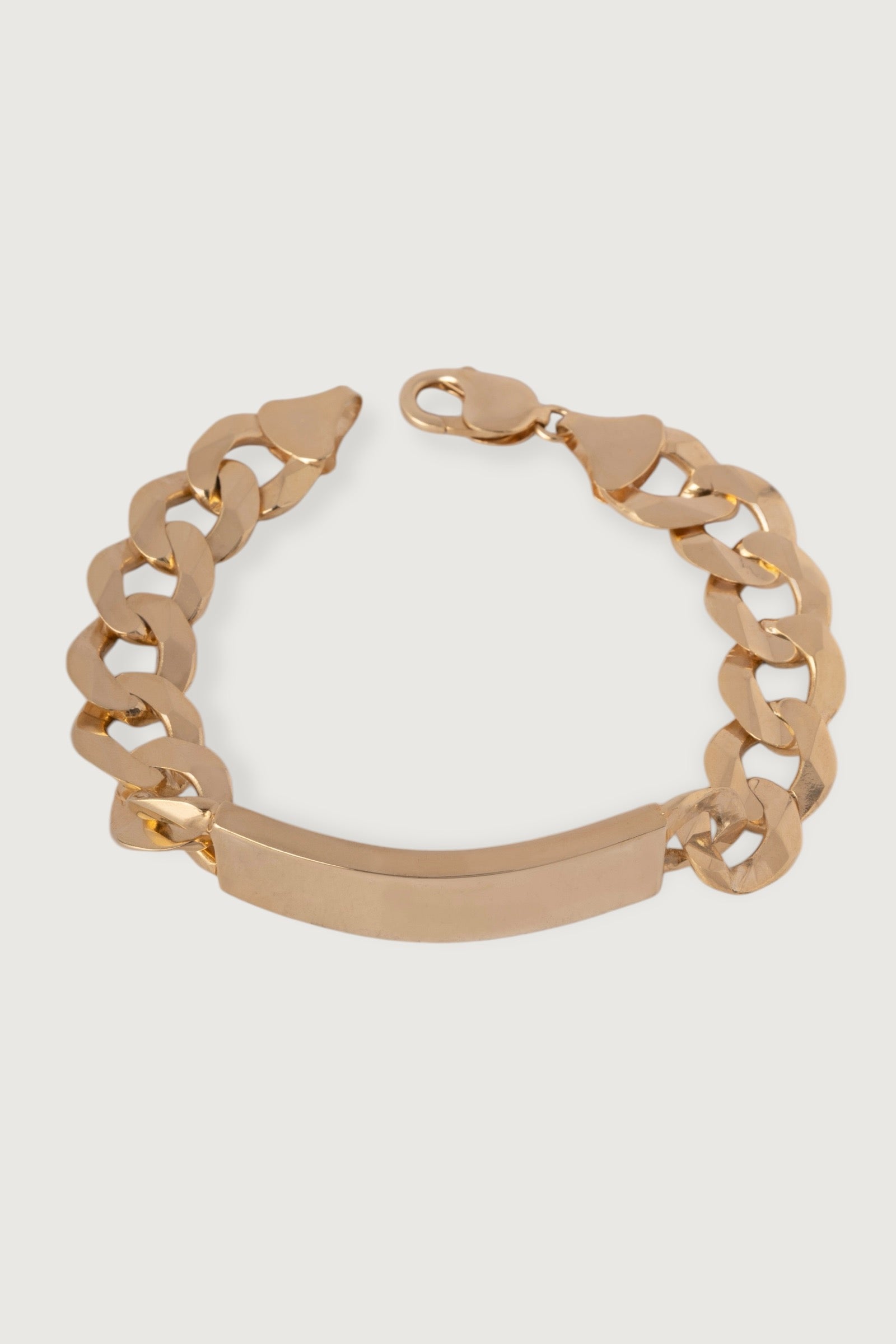 15MM CUSTOM PLATE CUBAN CURB BRACELET