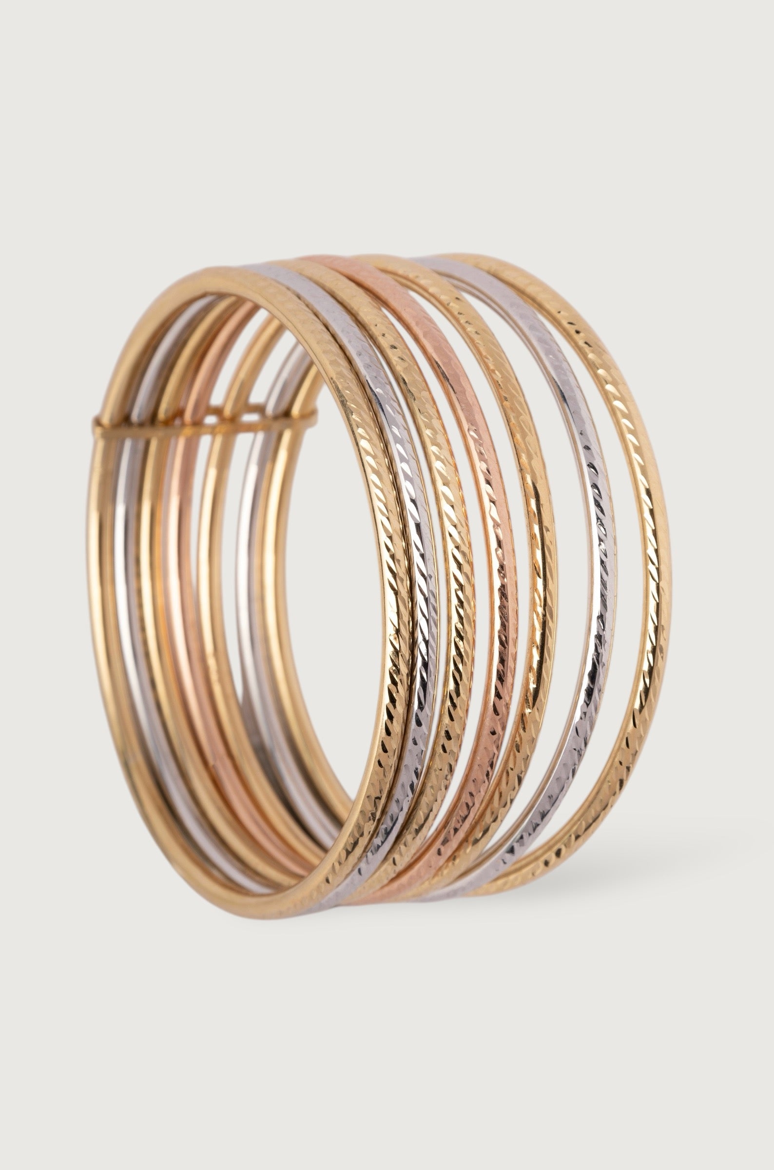 TRINITY STACKED BANGLE