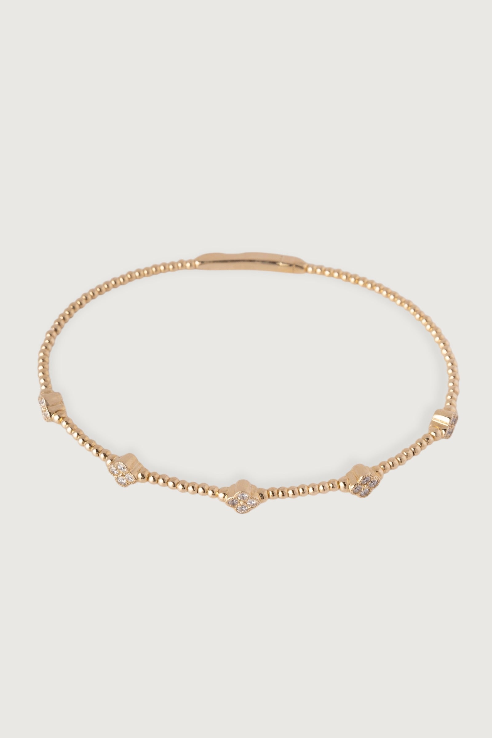 DIAMOND CLOVER BRACELET