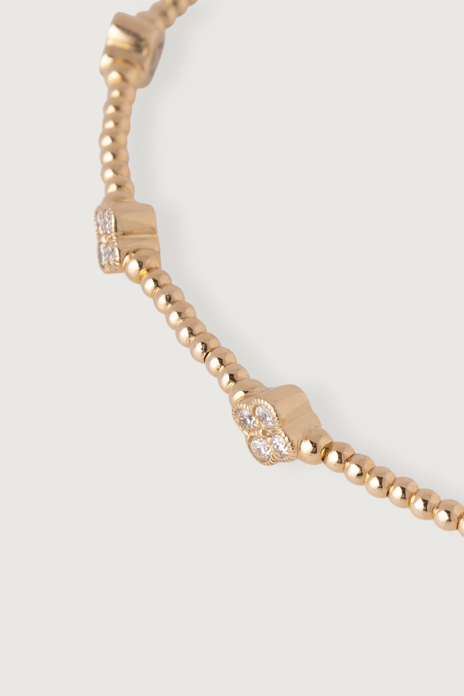 DIAMOND CLOVER BRACELET