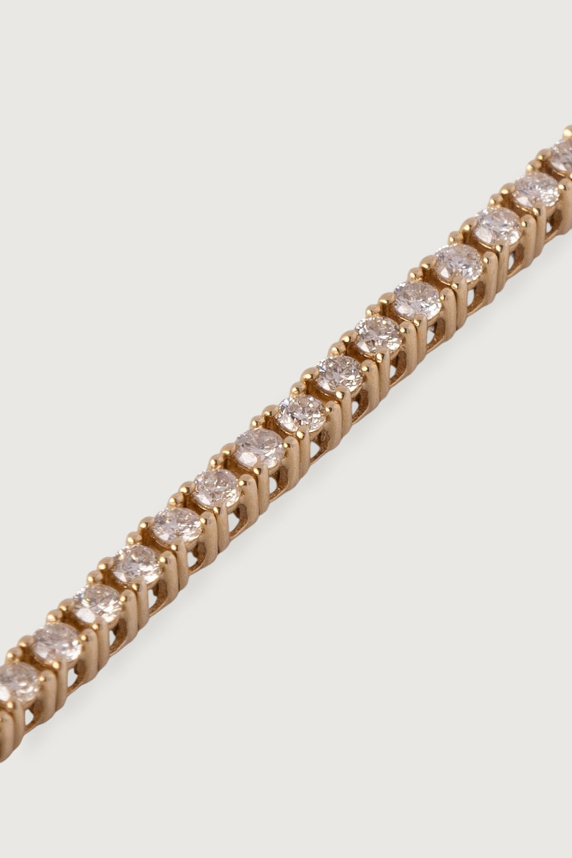 BRACELETE DE DIAMANTE FLEXÍVEL EM OURO AMARELO