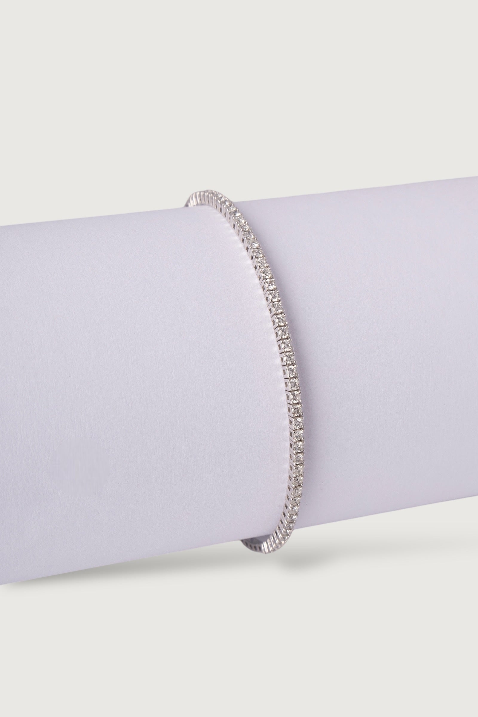 HALF TENNIS DIAMOND BRACELET