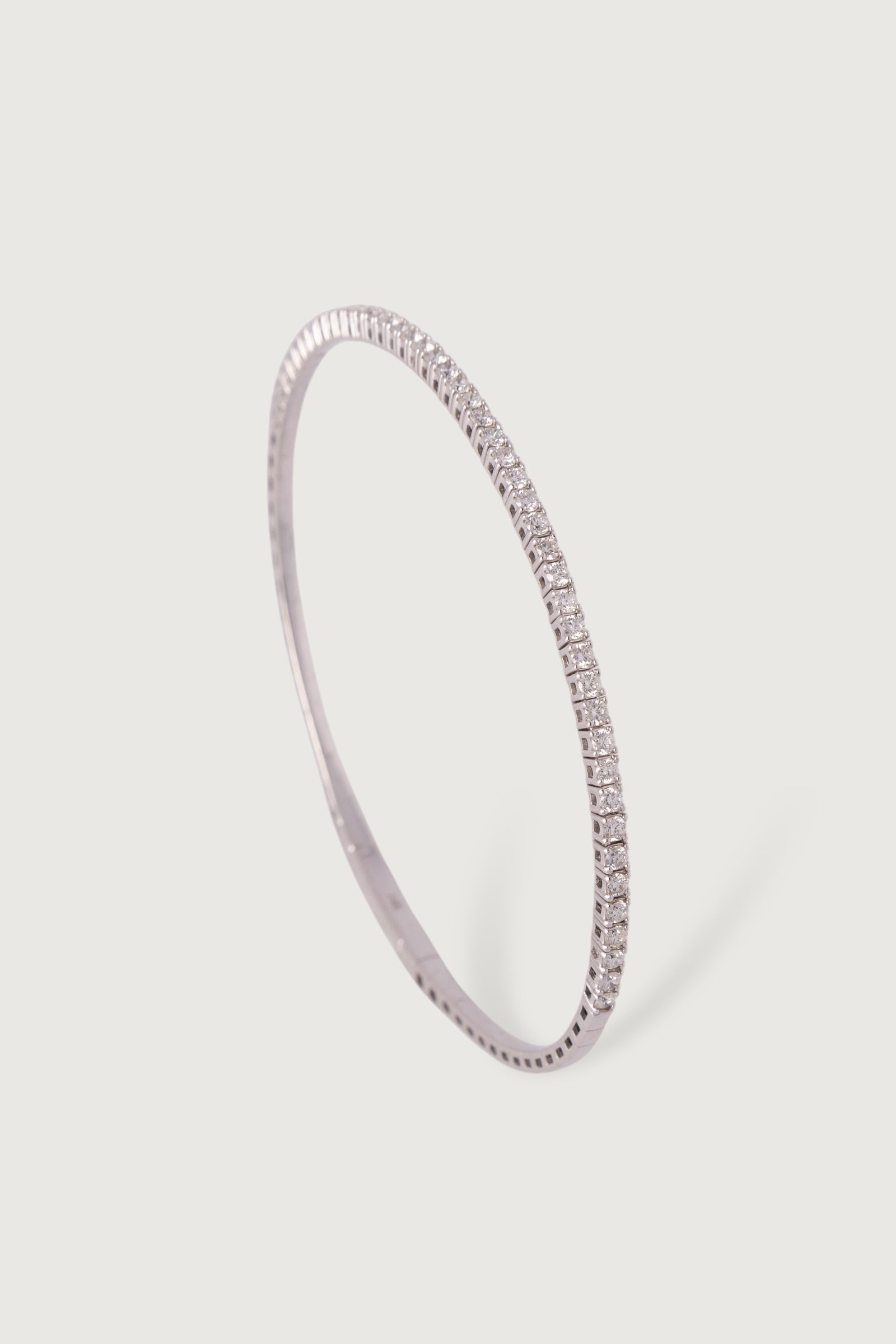 HALF TENNIS DIAMOND BRACELET