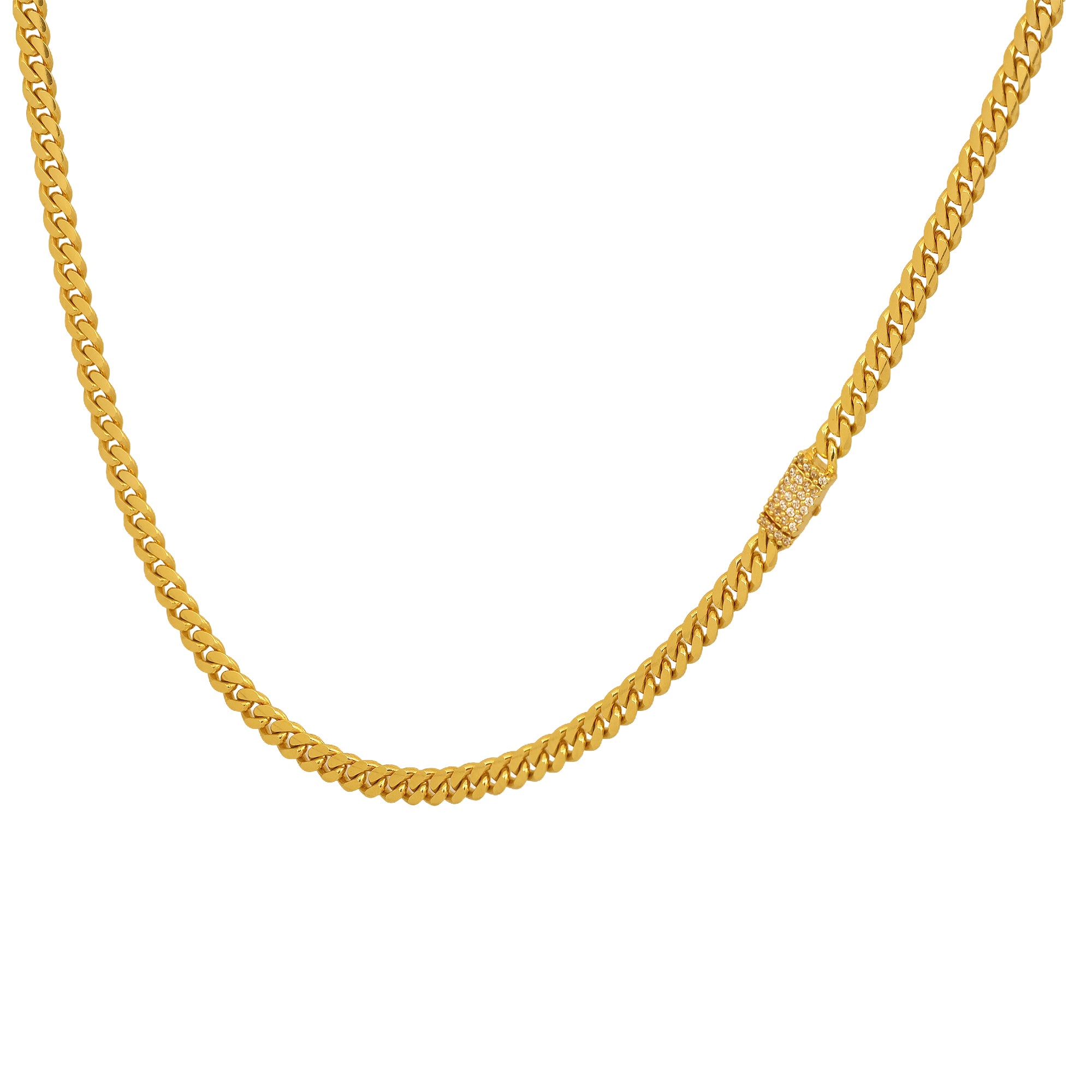 10K Yellow Gold Miami Cuban Link Chain
