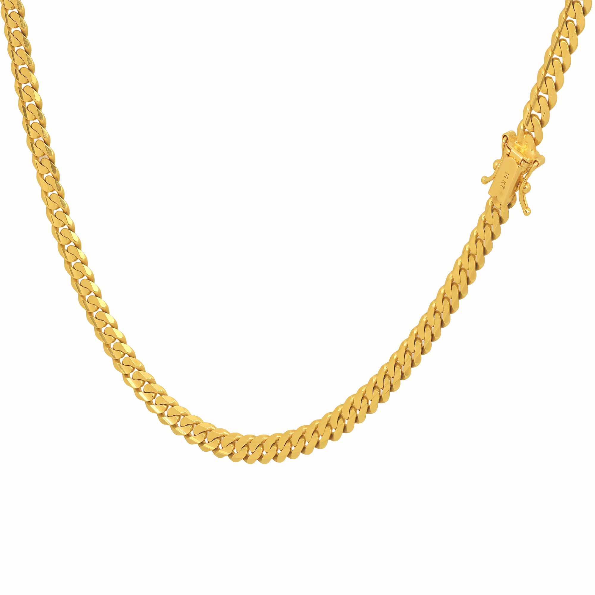 14K Yellow Gold Miami Cuban Link Chain