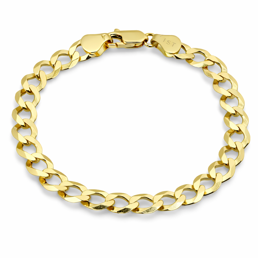 10K Yellow Gold Figaro Link Bracelet